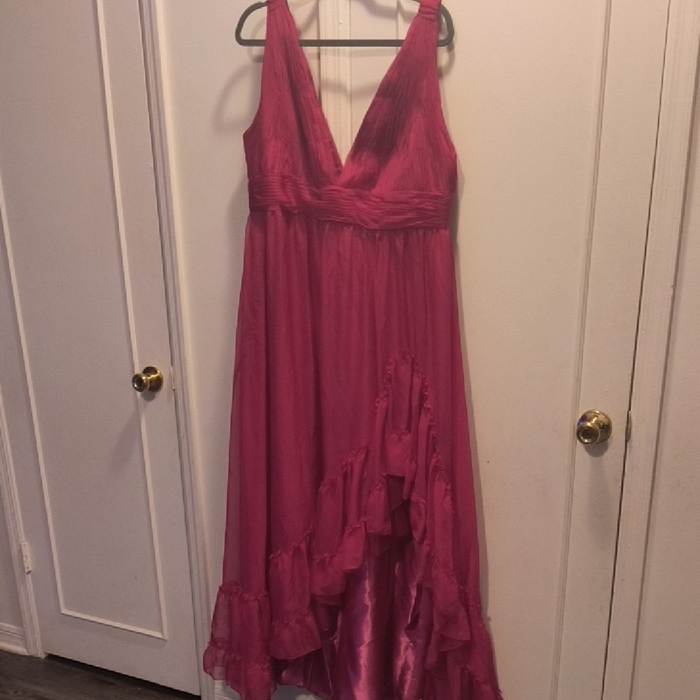 Elegant Pink Evening Gown